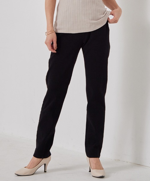 for/c(フォーシー)の「ストレッチデニムパンツ【サスティナブル】(デニムパンツ・レディース・サックスブルー/ネイビー/ホワイト/ブルー/ブラック・M/L/LL/S)」の9枚目の写真