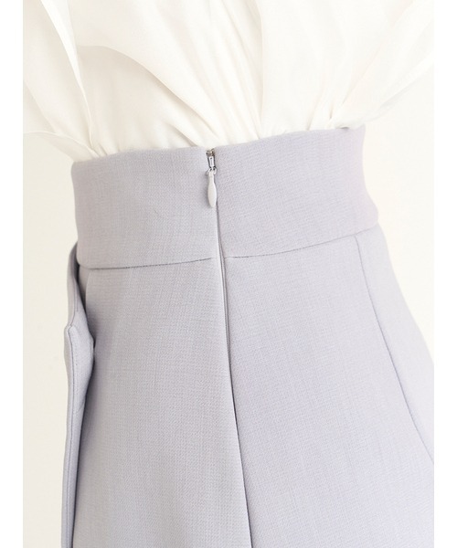 SNIDEL(スナイデル)の「ラップミドルミニスカート(スカート・レディース・ライトグレー/ブラック/クリーム・0/1)」の11枚目の写真