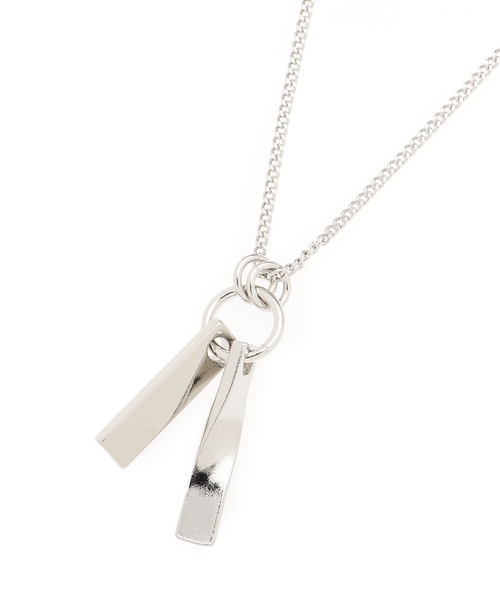 tk.TAKEO KIKUCHI（ティーケータケオキクチ）の「◆ダブルバーネックレス（ネックレス・レディース・シルバー/ゴールド/ブラック/ブラック系/シルバー系/ゴールド系・00）」の7枚目の写真