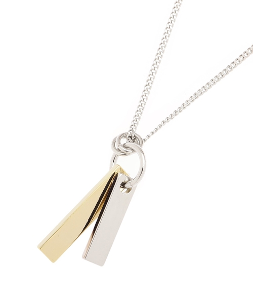 tk.TAKEO KIKUCHI（ティーケータケオキクチ）の「◆ダブルバーネックレス（ネックレス・レディース・シルバー/ゴールド/ブラック/ブラック系/シルバー系/ゴールド系・00）」の9枚目の写真