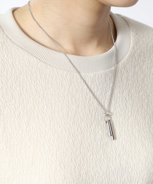 tk.TAKEO KIKUCHI（ティーケータケオキクチ）の「◆ダブルバーネックレス（ネックレス・レディース・シルバー/ゴールド/ブラック/ブラック系/シルバー系/ゴールド系・00）」の16枚目の写真