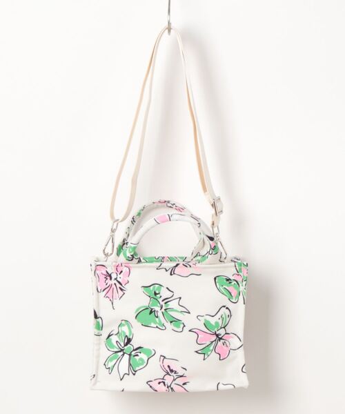 美品MSGMエムエスジーエム2way レザーハンドバッグキーリング MSGM（エムエスジーエム）ダルメシアンプリント＆ロゴミニトート