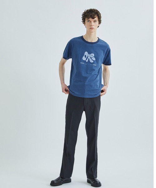 soe(ソーイ)の「Ringer Tshirts OAS(Tシャツ/カットソー・メンズ・ブルー/ホワイト/イエロー・1/2)」の11枚目の写真