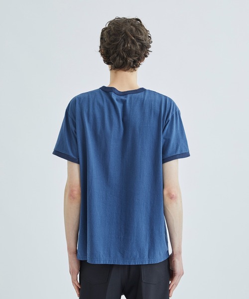 soe(ソーイ)の「Ringer Tshirts OAS(Tシャツ/カットソー・メンズ・ブルー/ホワイト/イエロー・1/2)」の20枚目の写真