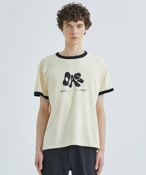 soe(ソーイ)の「Ringer Tshirts OAS(Tシャツ/カットソー・メンズ・ブルー/ホワイト/イエロー・1/2)」の12枚目の写真