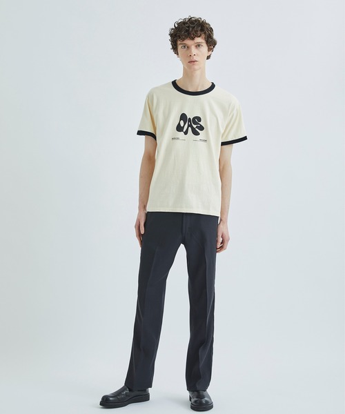soe(ソーイ)の「Ringer Tshirts OAS(Tシャツ/カットソー・メンズ・ブルー/ホワイト/イエロー・1/2)」の7枚目の写真