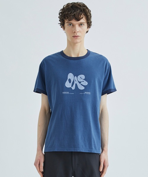 soe(ソーイ)の「Ringer Tshirts OAS(Tシャツ/カットソー・メンズ・ブルー/ホワイト/イエロー・1/2)」の14枚目の写真