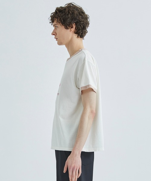 soe(ソーイ)の「Ringer Tshirts OAS(Tシャツ/カットソー・メンズ・ブルー/ホワイト/イエロー・1/2)」の19枚目の写真