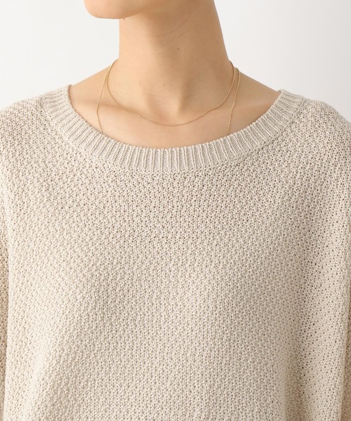 LEPSIM（レプシィム）の「5ゲージカノコ5分袖ニット　163583（その他トップス・レディース・キナリ/パープル/ブラウン/ブラック・FREE）」の17枚目の写真