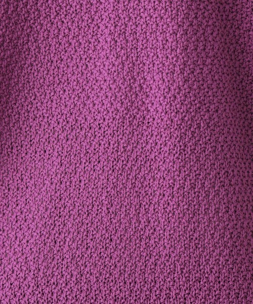 LEPSIM（レプシィム）の「5ゲージカノコ5分袖ニット　163583（その他トップス・レディース・キナリ/パープル/ブラウン/ブラック・FREE）」の6枚目の写真