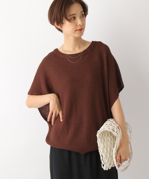 セール】5ゲージカノコ5分袖ニット 163583（その他トップス）｜LEPSIM