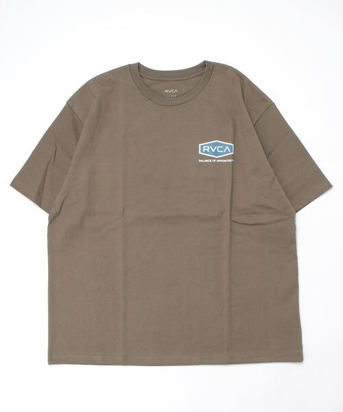 RVCA(ルーカ)の「【ムラサキスポーツ別注】RVCA/ルーカ バックプリントTシャツ クルーネック半袖Tee/オーバーサイズ サークルロゴTee BD041-P32(Tシャツ/カットソー・メンズ・ホワイト系その他3/グリーン/ブラック×ブラック・L/M/XL)」の20枚目の写真