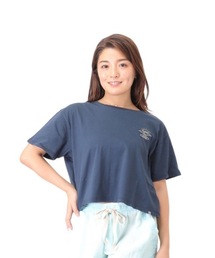 【RIPCURL(リップカール)】SEARCH ICON CROP TEE レディースクロップ丈半袖Tシャツ