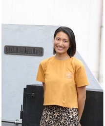 【RIPCURL(リップカール)】SEARCH ICON CROP TEE レディースクロップ丈半袖Tシャツ