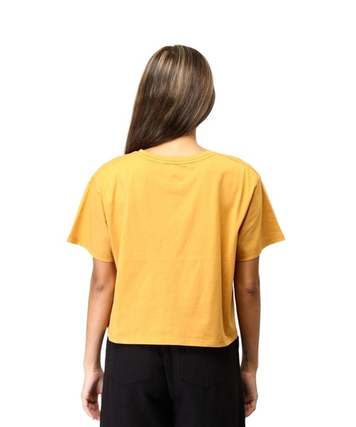rip curl(リップカール)の「【RIPCURL(リップカール)】SEARCH ICON CROP TEE レディースクロップ丈半袖Tシャツ(Tシャツ/カットソー・レディース・ネイビー/ゴールド/グリーン・MEDIUM/SMALL/X-SMALL)」の6枚目の写真