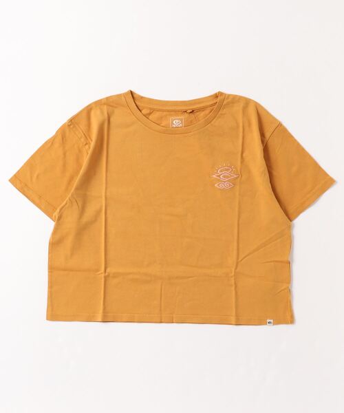 rip curl(リップカール)の「【RIPCURL(リップカール)】SEARCH ICON CROP TEE レディースクロップ丈半袖Tシャツ(Tシャツ/カットソー・レディース・ネイビー/ゴールド/グリーン・MEDIUM/SMALL/X-SMALL)」の5枚目の写真