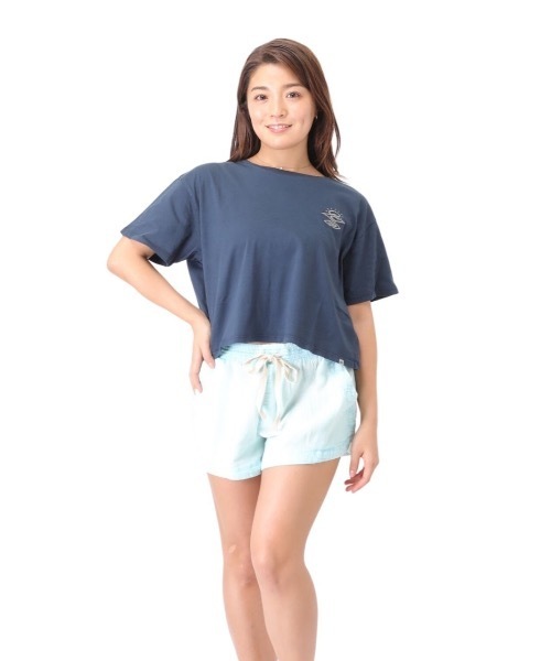 rip curl(リップカール)の「【RIPCURL(リップカール)】SEARCH ICON CROP TEE レディースクロップ丈半袖Tシャツ(Tシャツ/カットソー・レディース・ネイビー/ゴールド/グリーン・MEDIUM/SMALL/X-SMALL)」の20枚目の写真