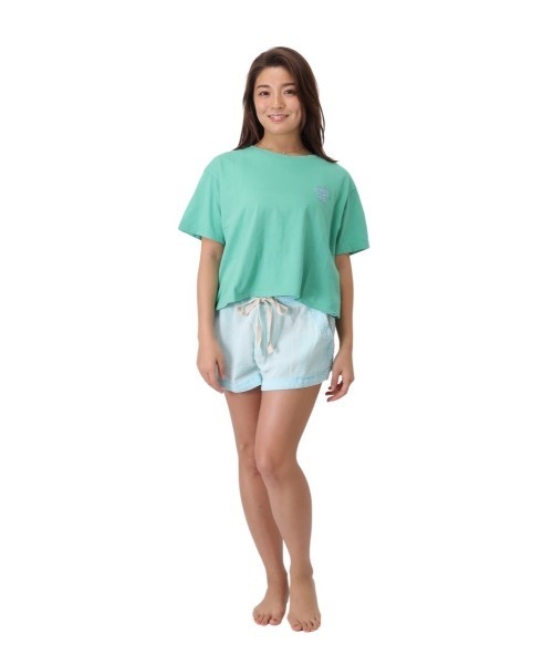 rip curl(リップカール)の「【RIPCURL(リップカール)】SEARCH ICON CROP TEE レディースクロップ丈半袖Tシャツ(Tシャツ/カットソー・レディース・ネイビー/ゴールド/グリーン・MEDIUM/SMALL/X-SMALL)」の16枚目の写真