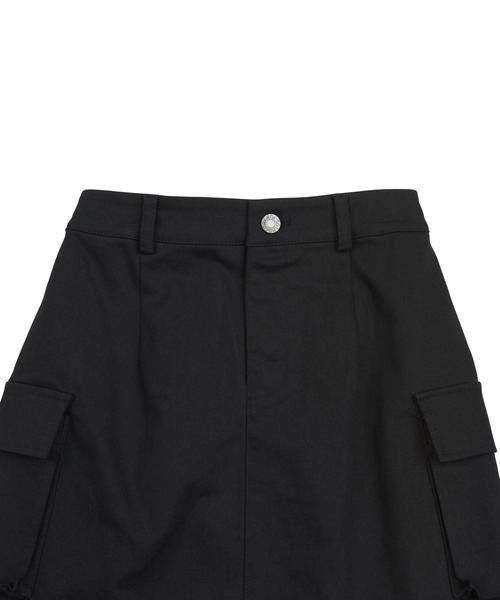 PUNYUS（プニュズ）の「カーゴミニスカート（スカート・レディース・ブラック/カーキ/イエロー・3/1/2/4）」の10枚目の写真