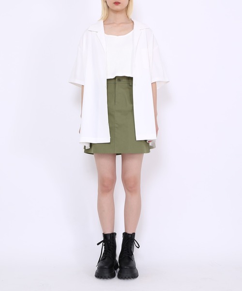 PUNYUS（プニュズ）の「カーゴミニスカート（スカート・レディース・ブラック/カーキ/イエロー・3/1/2/4）」の22枚目の写真