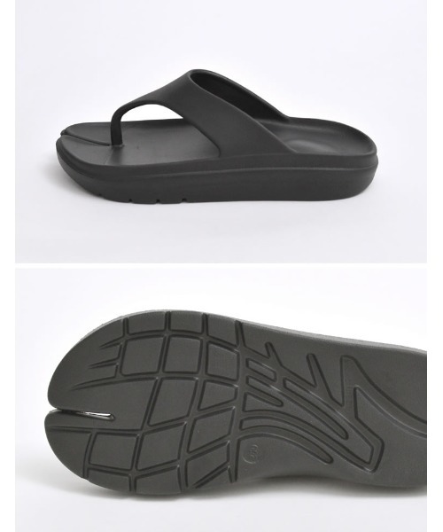 Re:EDIT（リエディ）の「足袋トングサンダル（サンダル・レディース・ブラック/アイボリー・LARGE/SMALL/MEDIUM）」の8枚目の写真