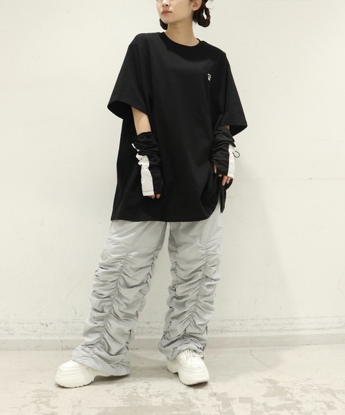 Whinny（ホワイニー）の「Whinny/閻魔大王☆（Tシャツ/カットソー・レディース・ホワイト/ブラック/サックスブルー・FREE）」の12枚目の写真