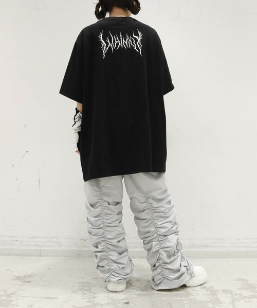 Whinny（ホワイニー）の「Whinny/閻魔大王☆（Tシャツ/カットソー・レディース・ホワイト/ブラック/サックスブルー・FREE）」の13枚目の写真