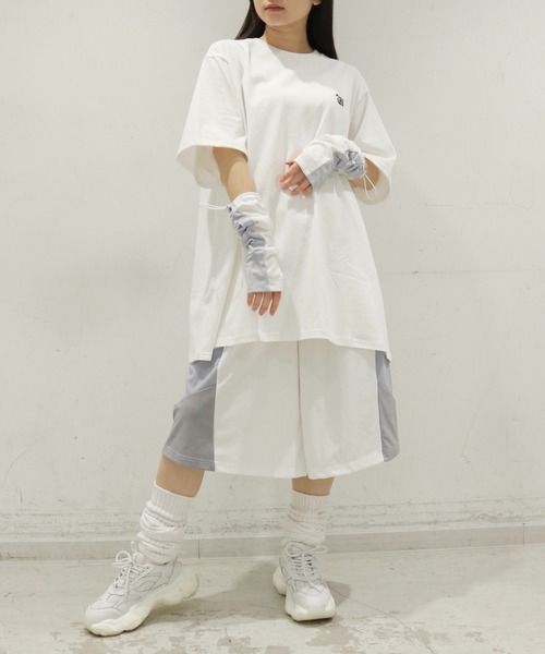 Whinny（ホワイニー）の「Whinny/閻魔大王☆（Tシャツ/カットソー・レディース・ホワイト/ブラック/サックスブルー・FREE）」の4枚目の写真