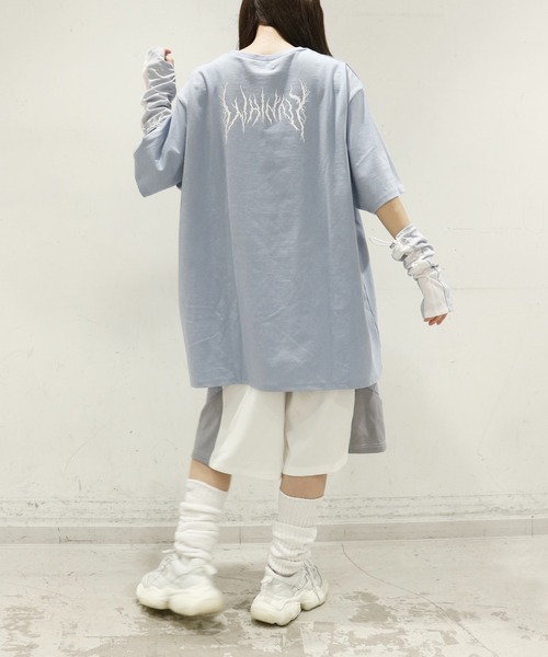 Whinny（ホワイニー）の「Whinny/閻魔大王☆（Tシャツ/カットソー・レディース・ホワイト/ブラック/サックスブルー・FREE）」の20枚目の写真