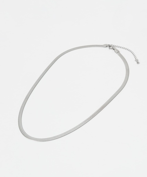 SENSE OF PLACE by URBAN RESEARCH(センスオブプレイスバイアーバンリサーチ)の「スネークチェーンネックレス(ネックレス・メンズ・ゴールド/シルバー・ONE)」の2枚目の写真