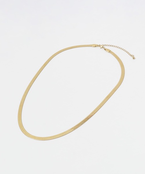 SENSE OF PLACE by URBAN RESEARCH(センスオブプレイスバイアーバンリサーチ)の「スネークチェーンネックレス(ネックレス・メンズ・ゴールド/シルバー・ONE)」の5枚目の写真