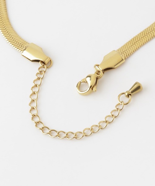 SENSE OF PLACE by URBAN RESEARCH(センスオブプレイスバイアーバンリサーチ)の「スネークチェーンネックレス(ネックレス・メンズ・ゴールド/シルバー・ONE)」の7枚目の写真