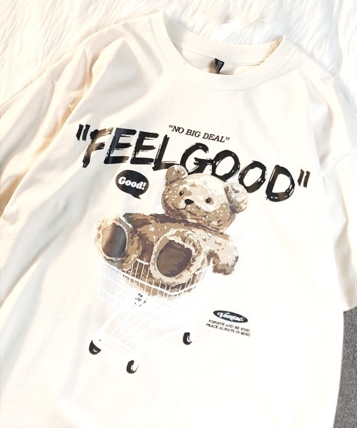 NEW GENTLEMAN(ニュージェントルマン)の「ジャンボリーテディー クルーネックT(Tシャツ/カットソー・メンズ・ブラック/ホワイト/ベージュ・M/L)」の12枚目の写真