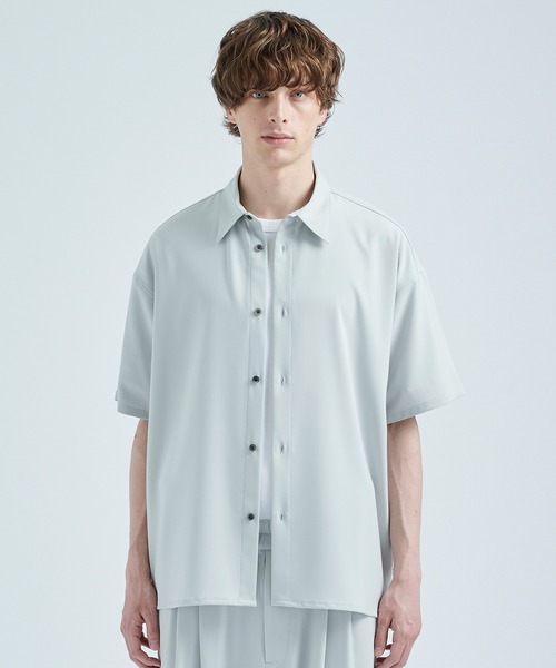 Iroquois（イロコイ）の「STUDIOUS別注 S/S SHIRTS（シャツ/ブラウス・メンズ・サックスブルー/ブラック/ライトグレー・1/2）」の8枚目の写真