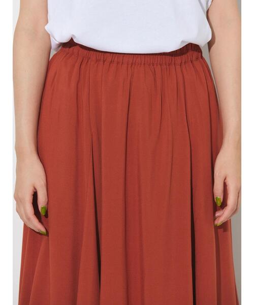 AMERICAN HOLIC（アメリカンホリック）の「サラックールギャザーフレアスカート③（スカート・レディース・ブラック/ブルー/テラコッタ・L/M）」の10枚目の写真