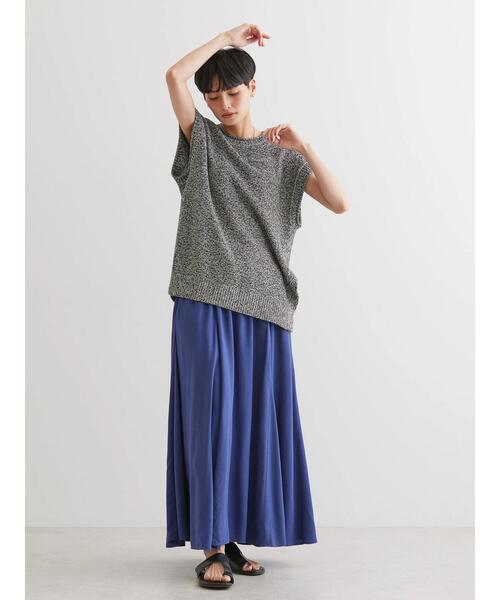 AMERICAN HOLIC（アメリカンホリック）の「サラックールギャザーフレアスカート③（スカート・レディース・ブラック/ブルー/テラコッタ・L/M）」の19枚目の写真