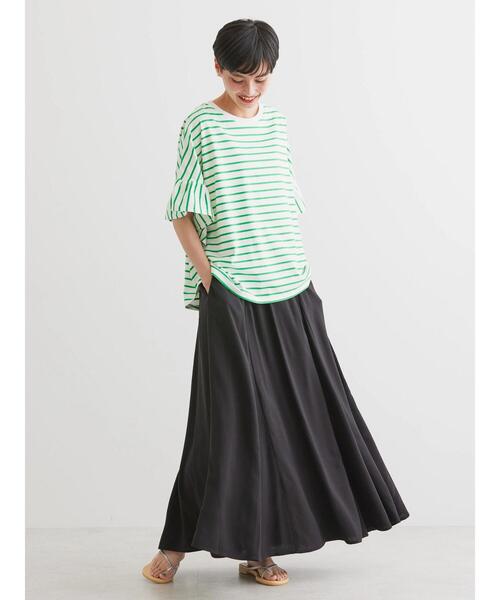 AMERICAN HOLIC（アメリカンホリック）の「サラックールギャザーフレアスカート③（スカート・レディース・ブラック/ブルー/テラコッタ・L/M）」の21枚目の写真