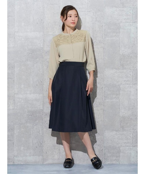 Perfect Suit FActory(パーフェクトスーツファクトリー)の「レース切替ブラウス ベージュ/ホワイト(シャツ/ブラウス・レディース・ホワイト/ベージュ・L/M/S)」の20枚目の写真