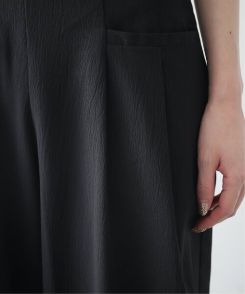 RAY CASSIN（レイカズン）の「高見え、スタイルアップが叶う1枚。タックポケットロンパース（サロペット/オーバーオール・レディース・キナリ/ブラウン/ブラック・FREE）」の14枚目の写真