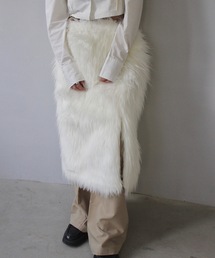 SANSeLF | fur middle skirt【SANSeLF】sew23a025(スカート)