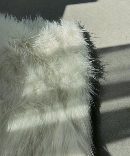 SANSeLF（サンセルフ）の「fur middle skirt【SANSeLF】sew23a025（スカート・レディース・ホワイト系その他・FREE）」の4枚目の写真