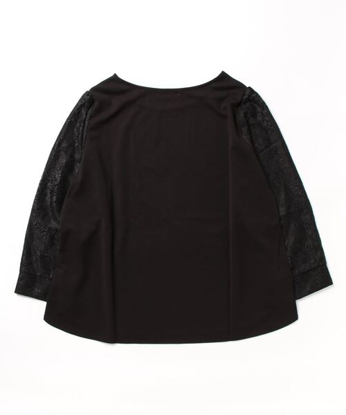 alotta（アロッタ）の「袖レース切替ブラウス（シャツ/ブラウス・レディース・ホワイト/ブラック・M/L/LL/3L）」の15枚目の写真