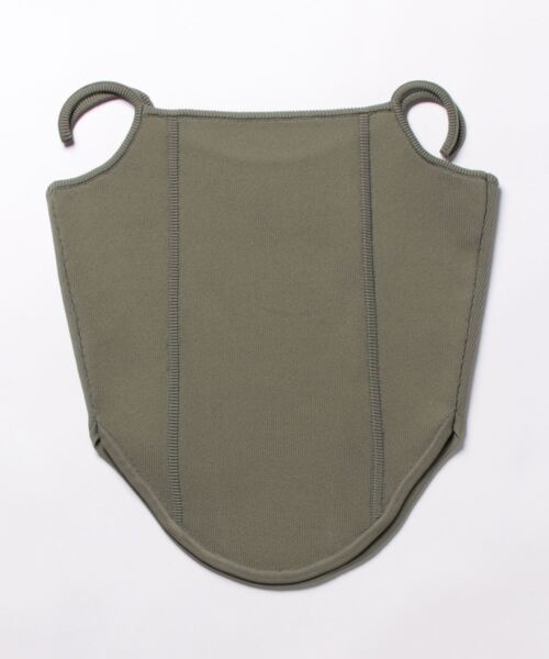 MOUSSY（マウジー）の「CORSET KNIT キャミソール（キャミソール・レディース・ホワイト/ライトパープル/カーキ・FREE）」の5枚目の写真