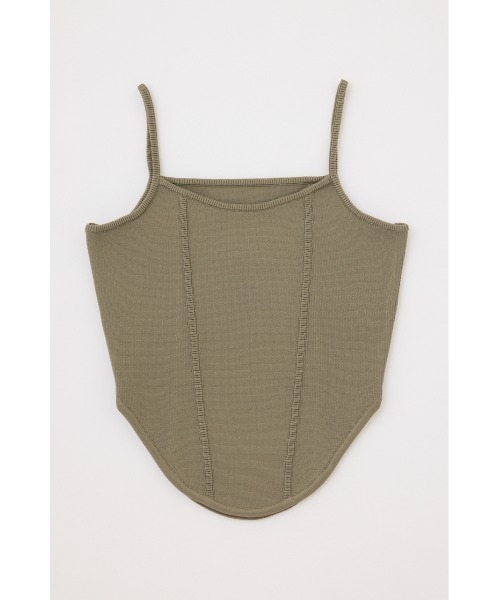 MOUSSY（マウジー）の「CORSET KNIT キャミソール（キャミソール・レディース・ホワイト/ライトパープル/カーキ・FREE）」の14枚目の写真