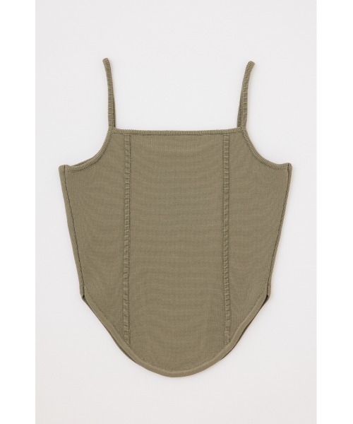 MOUSSY（マウジー）の「CORSET KNIT キャミソール（キャミソール・レディース・ホワイト/ライトパープル/カーキ・FREE）」の17枚目の写真
