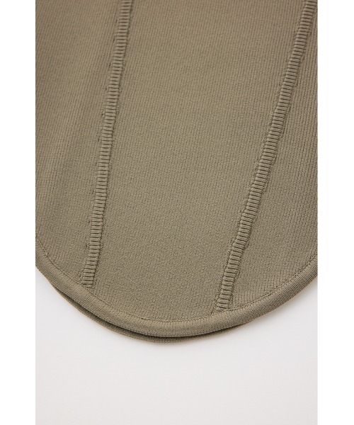 MOUSSY（マウジー）の「CORSET KNIT キャミソール（キャミソール・レディース・ホワイト/ライトパープル/カーキ・FREE）」の8枚目の写真