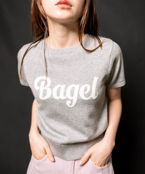 OLIVE des OLIVE（オリーブデオリーブ）の「ロゴジャガードニット　1032050060（ニット/セーター・レディース・ブラック/オフホワイト/レッド/トップグレー・FREE）」の4枚目の写真