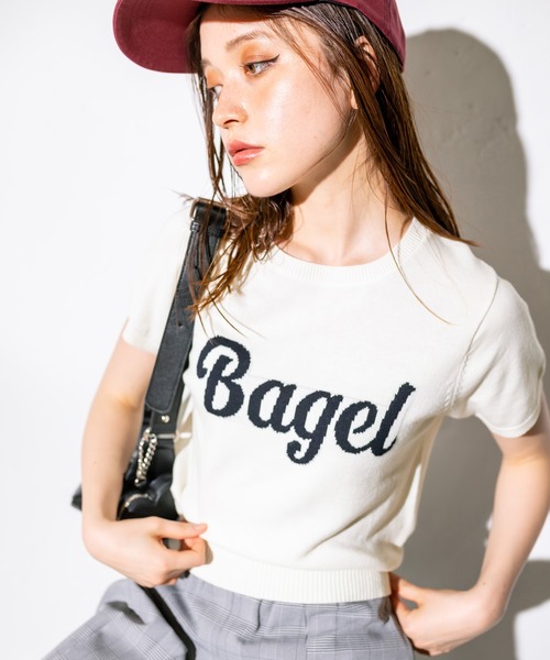 OLIVE des OLIVE（オリーブデオリーブ）の「ロゴジャガードニット　1032050060（ニット/セーター・レディース・ブラック/オフホワイト/レッド/トップグレー・FREE）」の9枚目の写真