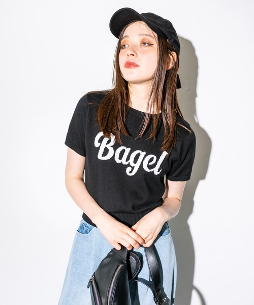 OLIVE des OLIVE（オリーブデオリーブ）の「ロゴジャガードニット　1032050060（ニット/セーター・レディース・ブラック/オフホワイト/レッド/トップグレー・FREE）」の22枚目の写真