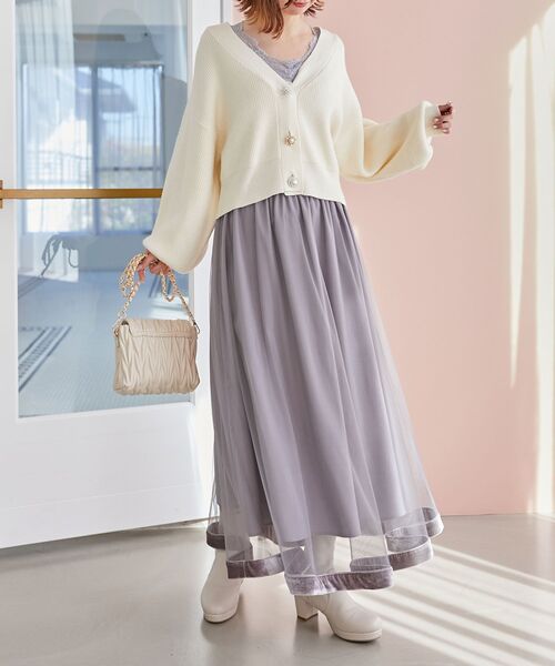 MAJESTIC LEGON（マジェスティックレゴン）の「【WEB限定XLサイズあり】フカフカヒールストレッチブーツ（ブーツ・レディース・アイボリー/ブラック・SMALL/MEDIUM/LARGE/X-LARGE）」の10枚目の写真